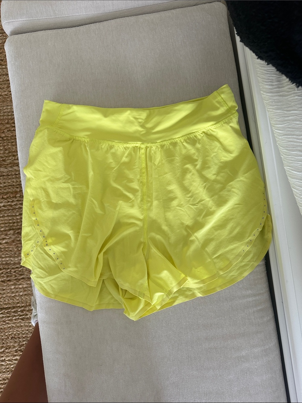 Lululemon Women’s Lightweight Yellow Athletic Shorts